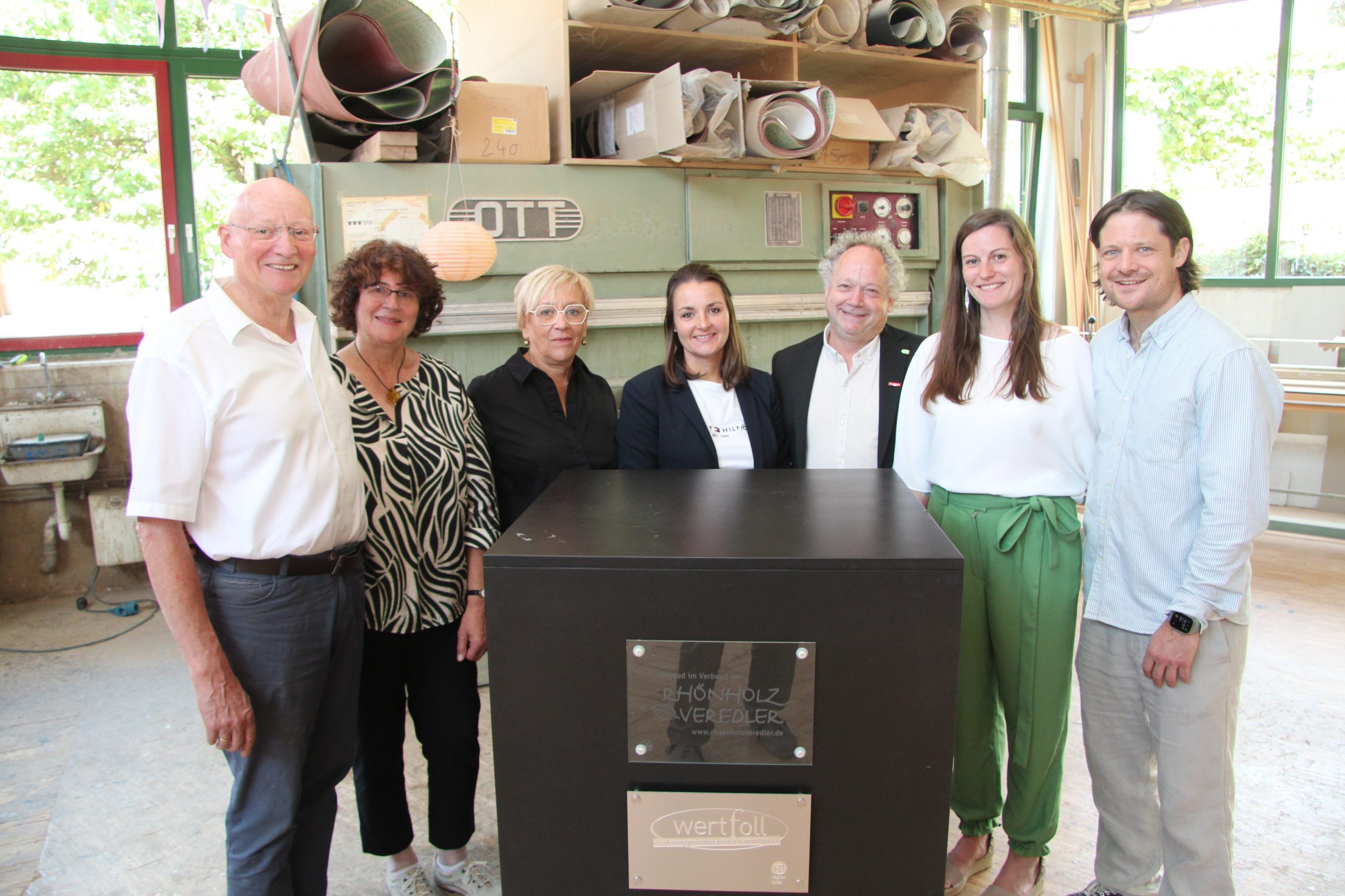 Zusammen m. Gabriele Leipold, Kreishandwerkerschaft. Claudia Brandes Bürgermeisterin, Dieter Klüber Obermeister